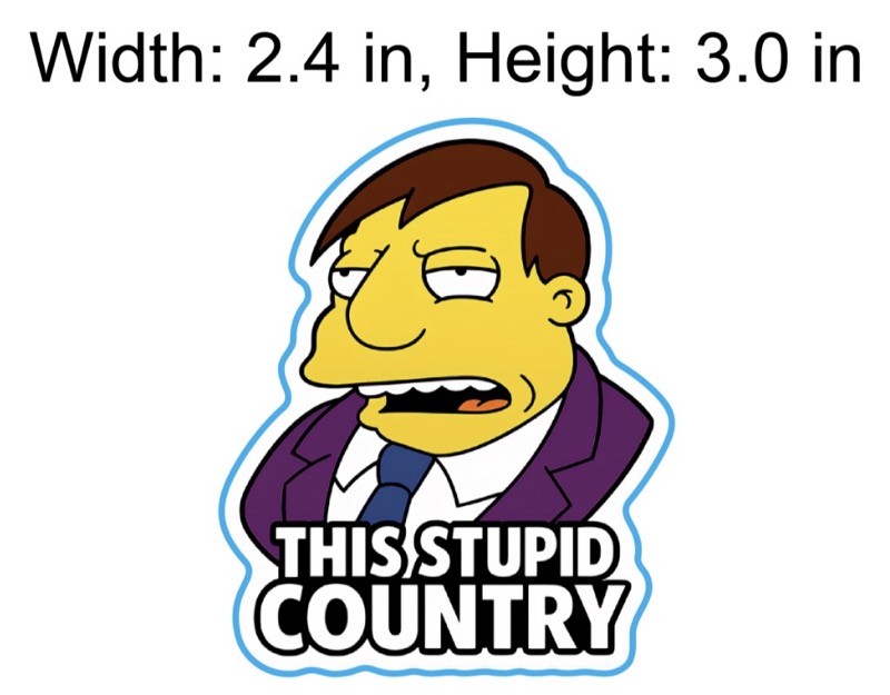 Quimby Sticker Close-up