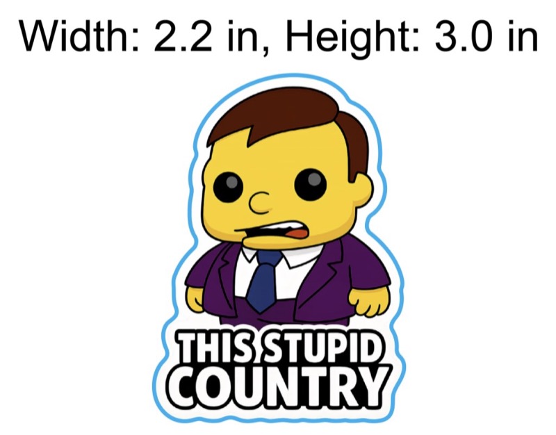 Quimby Popped Sticker Alternative View